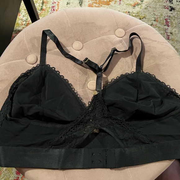 SOMA SENSUAL - BLACK LACE BRALETTE - SIZE XL - sexy lounge bra - Picture 3 of 3